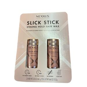 Nexxus 2x Slick Stick Strong Hold Hair Wax 2.33 oz Flyaway Control Anti-Frizz